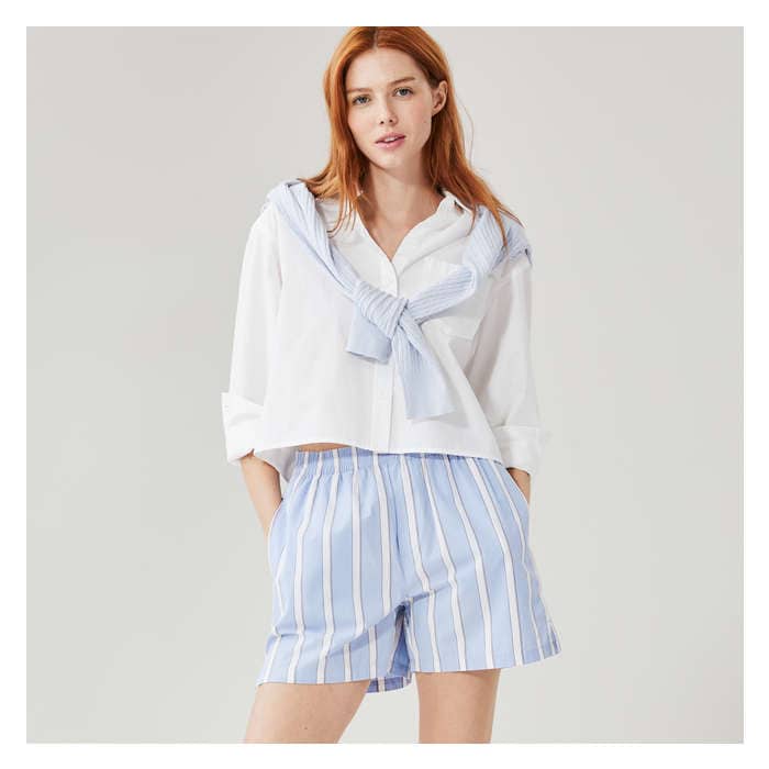 Women's Poplin Boxer Short